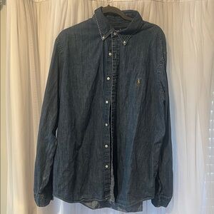 Ralph Lauren Dark Blue Denim Shirt